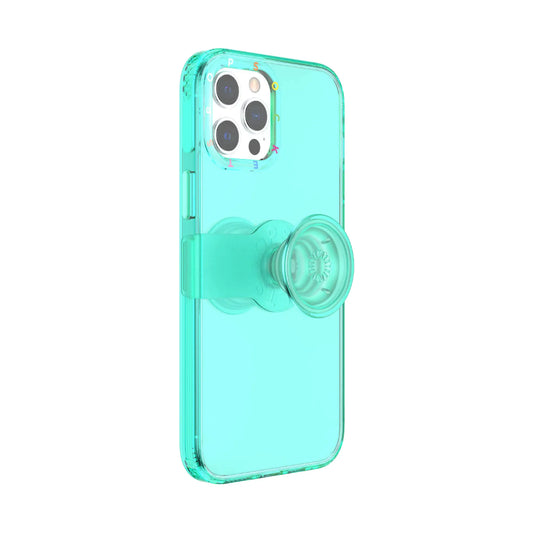PopSockets: iPhone 12 Pro Max Case with Phone Grip and Slide Phone Case for iPhone 12 Pro Max - Spearmint