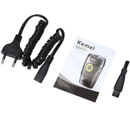 KM-202A Electric Dual-Head Rotary Shaver