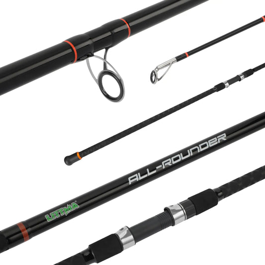 LITTMA 2-Piece Surf Rods - Travel-Friendly Saltwater Spinning/Casting Fishing Rod - Graphite Composite Blank in 8/9/96/10/11/12 Sizes for Surf Fishing Adventures