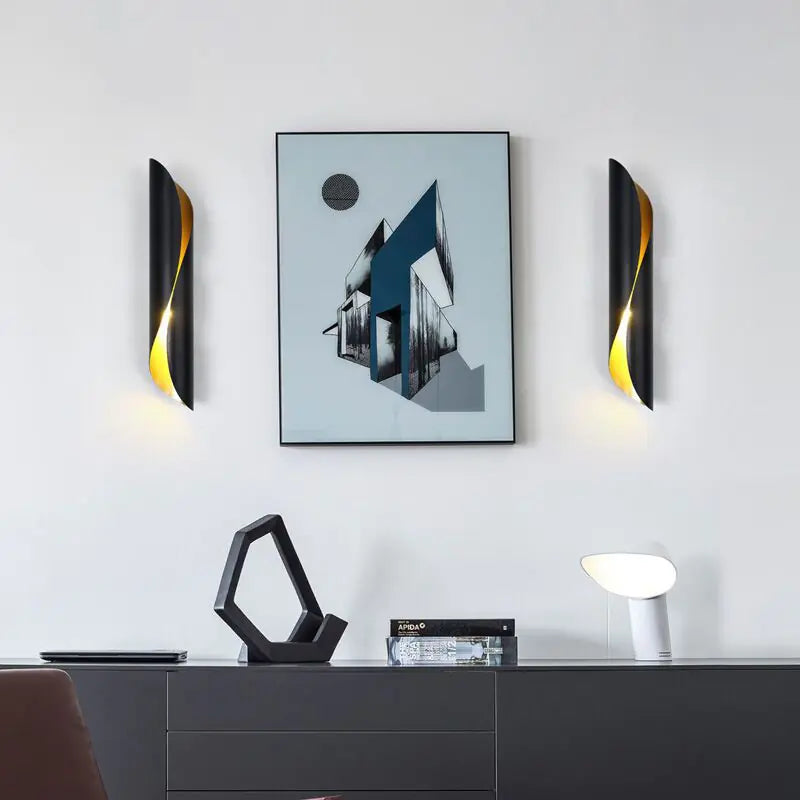Lámpara de pared minimalista moderna para sala de estar y pasillo
